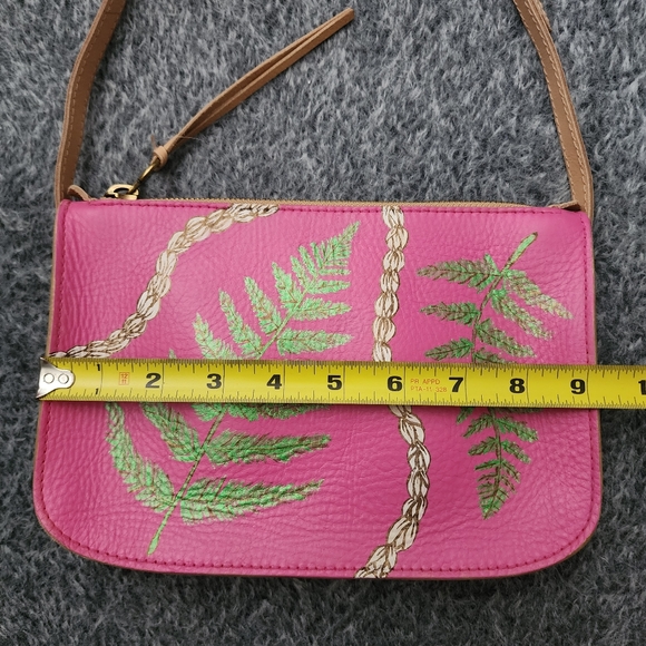 Madewell The Simple Crossbody hand painted fern pikake floral hawaiian - Picture 11 of 12